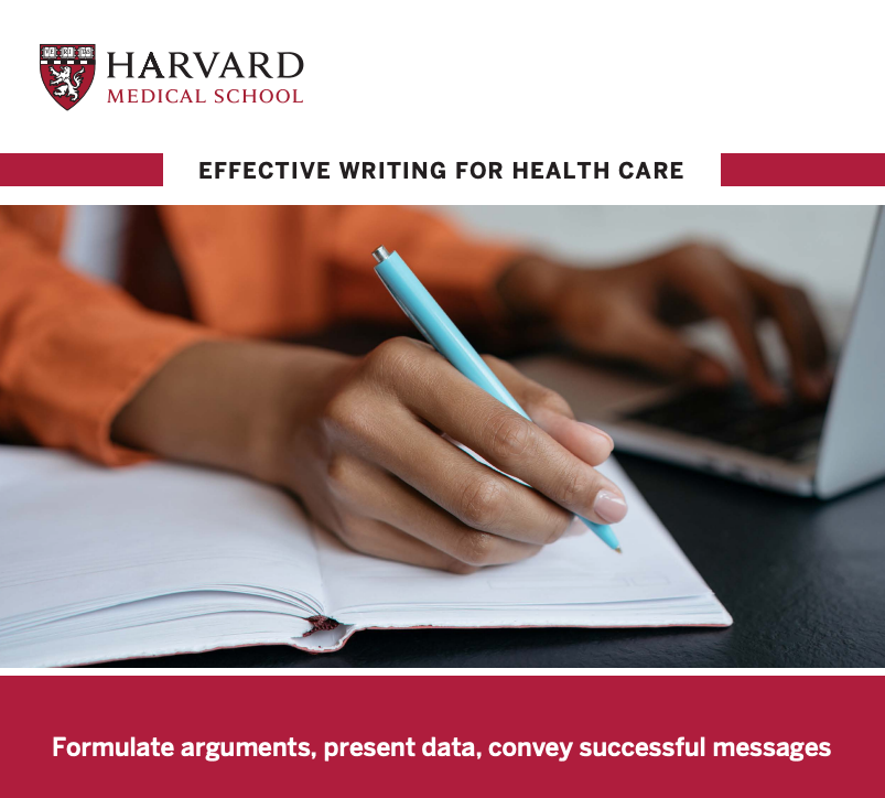 Effective Writing for Health Care Brochure Cover