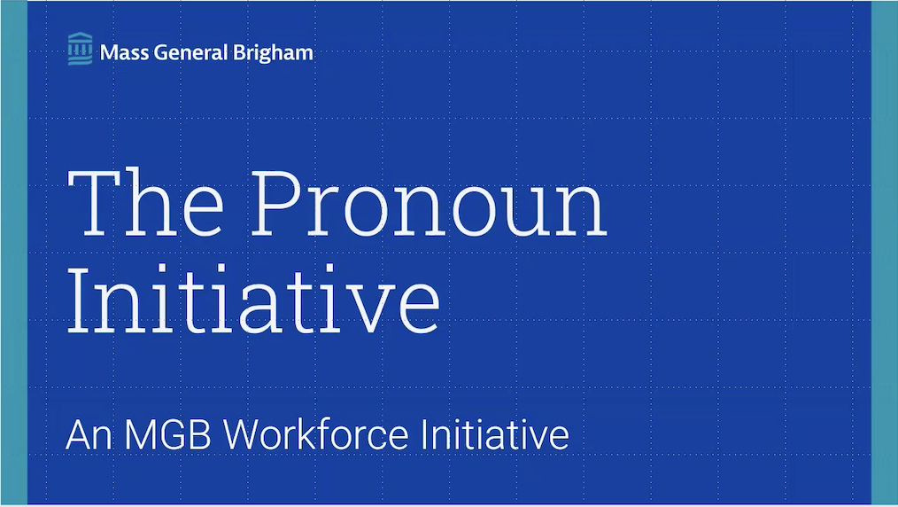 The Pronoun Initiative