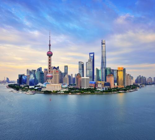 Shanghai cityscape.